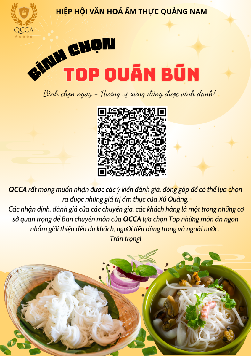 Bình chọn Top Quán Bún