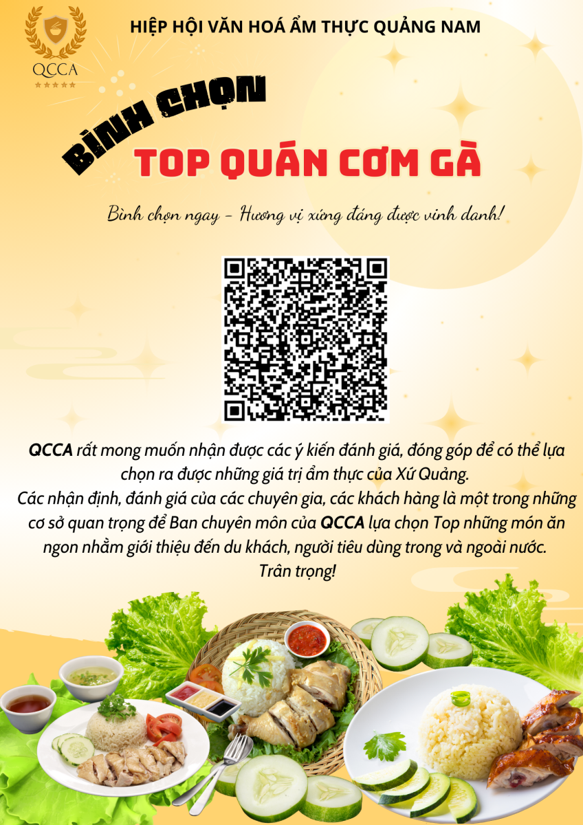 Bình chọn Top Quán Cơm gà