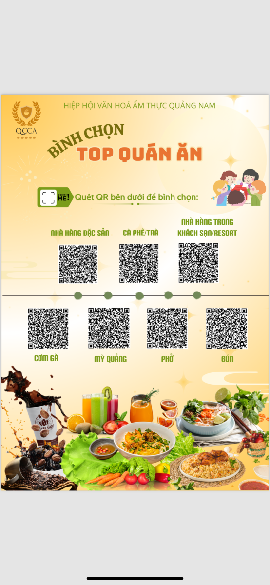 Bình chọn Top Quán ăn Quảng Nam - Đà Nẵng
