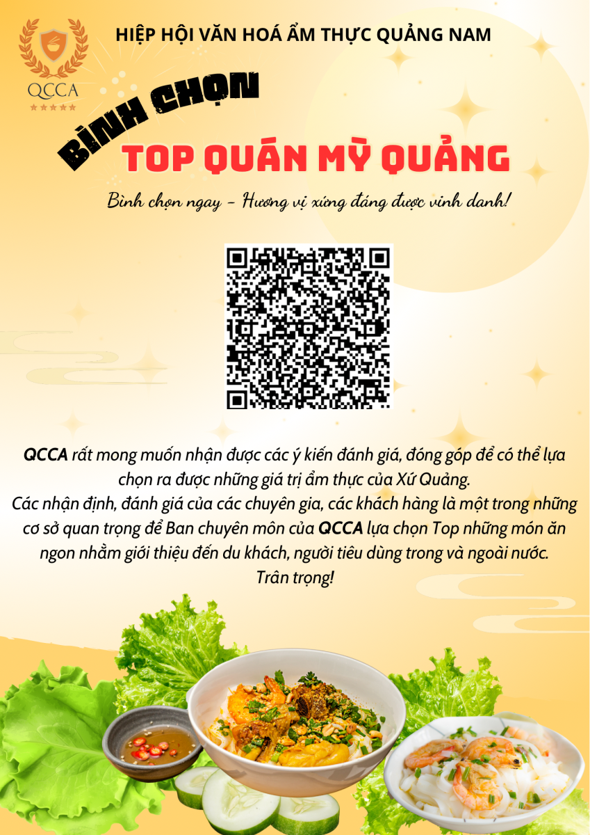 Bình chọn Top Quán Mỳ Quảng